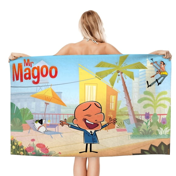 Sr. Magoo Toalla de playa de secado rápido con diseño temático, regalo para mujeres y niñas, ideal para cumpleaños, fans, amantes de la música, uso en la playa o al aire libre, 78 × 180 cm