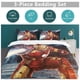 thumbnail image 5 of Captain AmericaCartoon Collection 3-Piece Comforter Set, Personalized Bedding Decor for Kids And Teens Bed Sheets, 5 of 5
