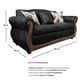 thumbnail image 3 of Sofá Con Resorte Estructural Grand Santi Envejecido 3 Personas Negro X, 3 of 3
