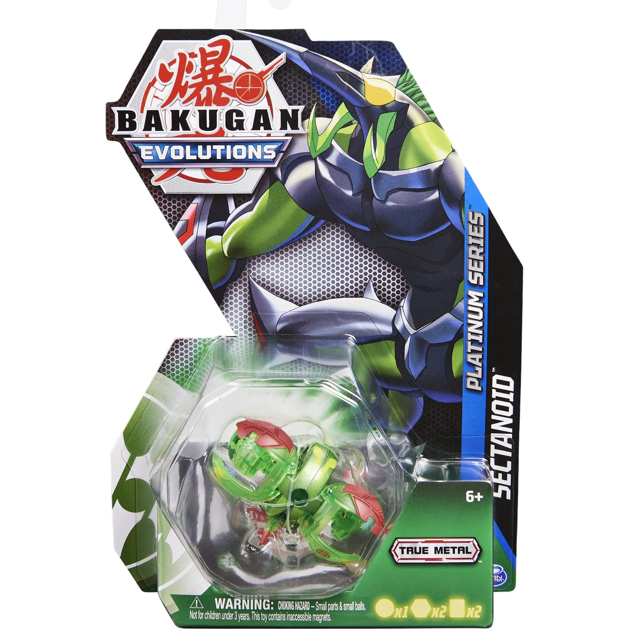 Ventus Sectanoid De La Serie Platinum De Toy Bakugan Evolutions