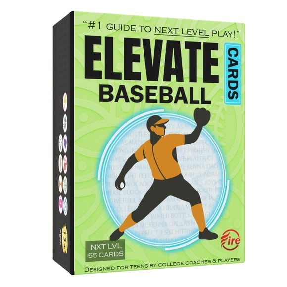 Tarjetas de Béisbol Elevate Cards - Pack de 55 para Entrenamiento y Regalo