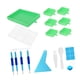 thumbnail image 5 of Kits De Bandejas Para Pinturas De Diamantes 5D, Bandejas De Clasificación De Cuentas Para Manualidades, Color Verde, 5 of 5