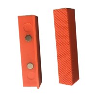 Magideal - 2 Almohadillas De Mordaza De Tornillo De Banco De Atracción, Cubiertas De Tpu, Suministros De Carpintería, Plomería, Almohadilla Suave Y Práctica De P 4 Pulgadas