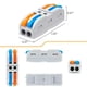 thumbnail image 3 of Conector Adaptador Empalme Rapido Electrico Cables Corriente 2 Tomas multicolor, 3 of 4