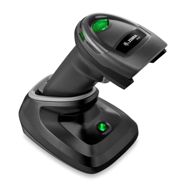 Escáner de Códigos de Barras Inalámbrico ZEBRA DS2278-SR con Base | Escáner 1D 2D Código QR | Cable USB Blindado | Portátil | 2400 mAh