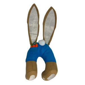 Magideal - Kit De Guirnalda De De Decoración De Puerta De Pascua, Conejo De Bricolaje Con Orejas, Decoración De Adorno De Dibujos Animados Para Colgar E Azul