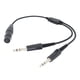 thumbnail image 5 of Cable Adaptador De Auriculares De 5 Pines Cable De Auriculares De Aviación Para Enchufe Dual XLR A GA, 5 of 5