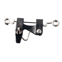 Magideal - Abrazadera Divisora De Clip De Pesca, Separador De Equipo De Pesca Fácil De Romper, Herramienta Divisora Rápida Portátil, Organizador De Línea De Negro