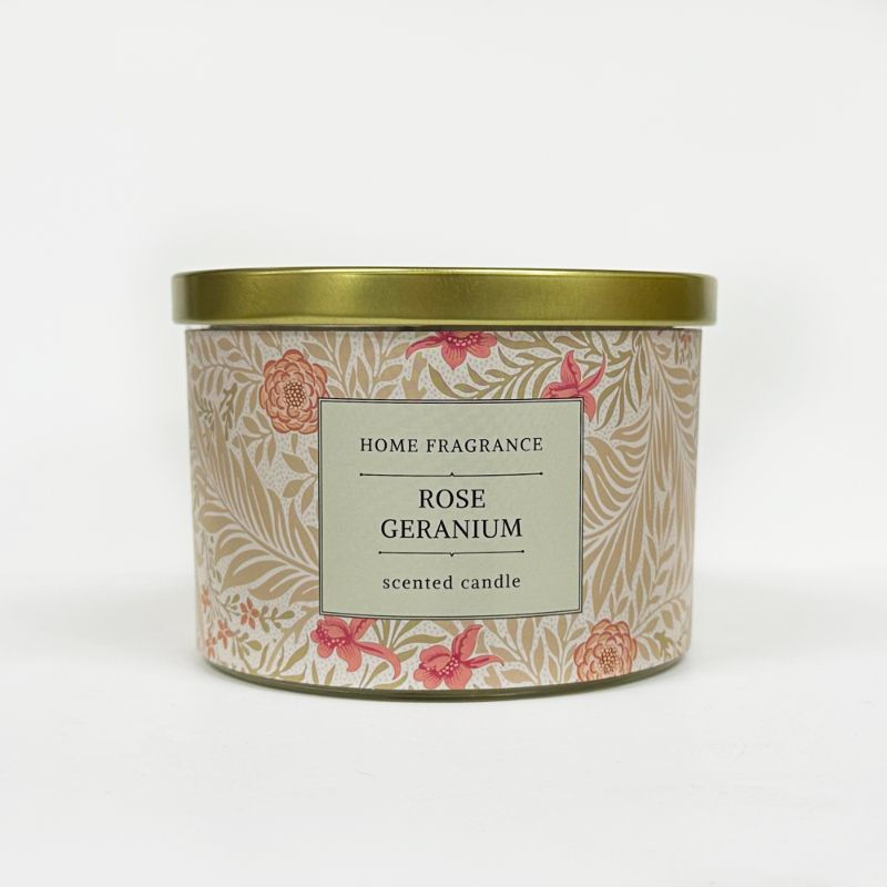 Mainstays - Velas Metálica Aroma Ambiente Home Rose Geranium