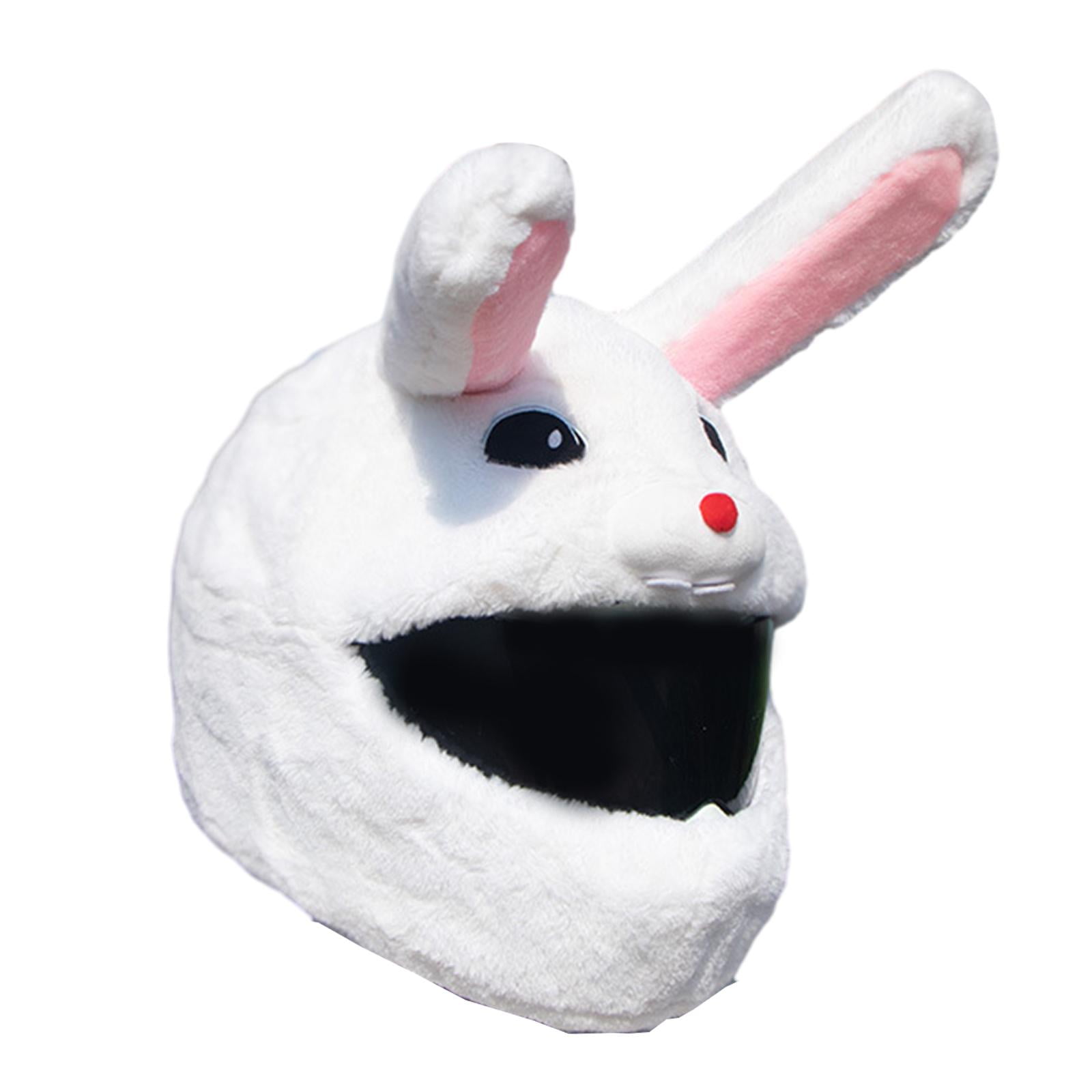 Magideal - Funda Para Casco De Motocicleta, Divertida Funda Para Casco, Regalos, Lindo, Aumenta La Diversión De Conducir En Motocicleta Para Cascos Integrales Pa Conejo