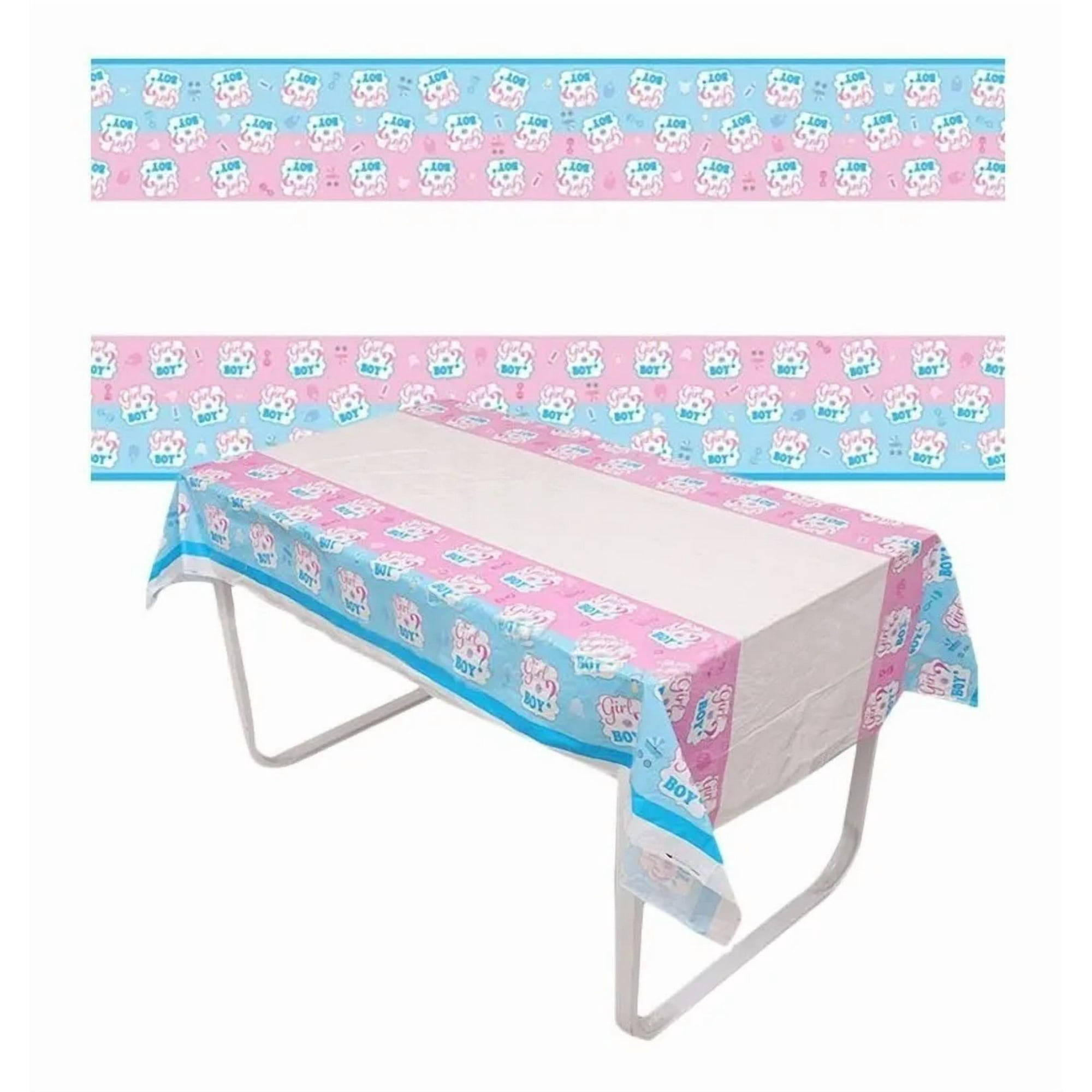 Genérico - Mantel Plástico Rectang. Motivo Girl Or Boy