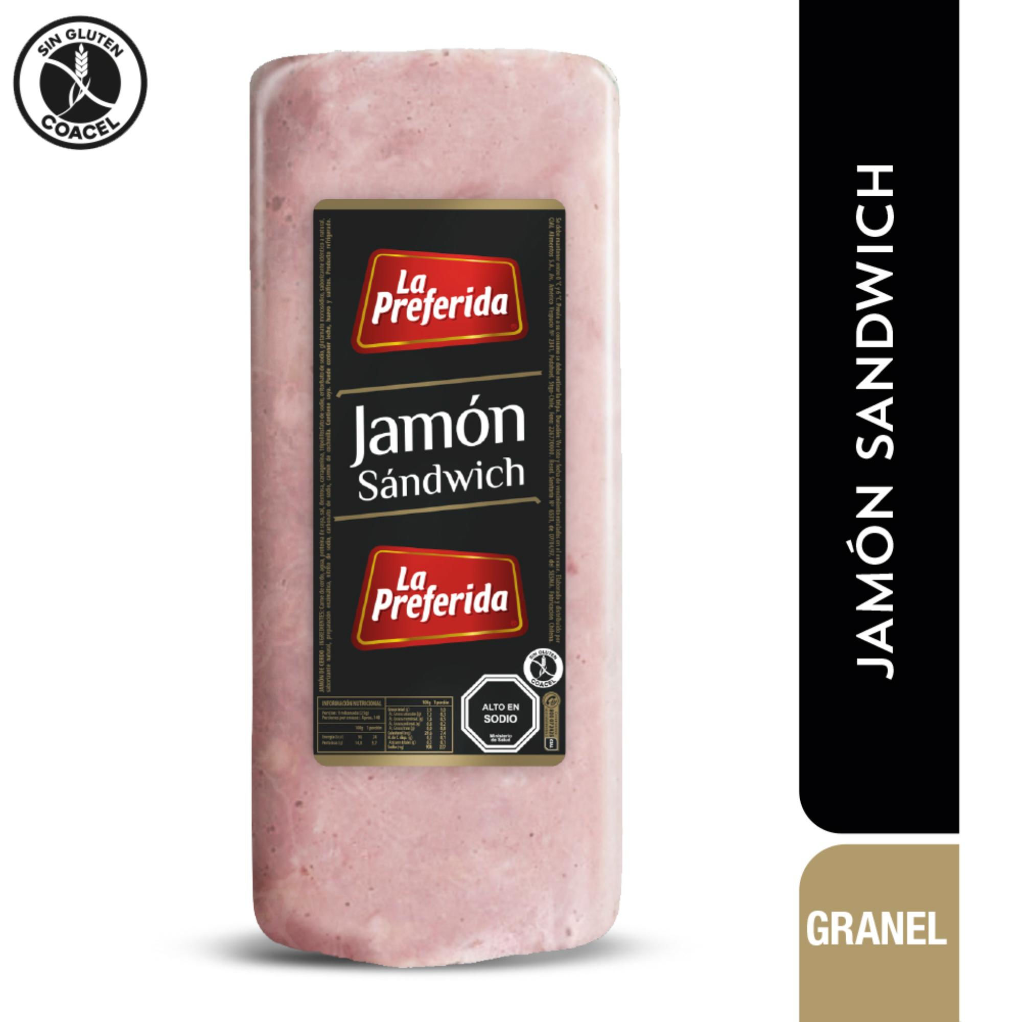 Jamón Sándwich 250 g La Preferida