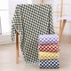 thumbnail image 4 of suxuMhao Toalla de Baño de Franela Coral a Cuadros Verde y Blanca Suave y Absorbente de Secado Rápido Toalla Corporal para Baño Toalla de Ducha Baño para Ducha 27.5x55 Pulgadas 1 Paquete Toalla, 4 of 4
