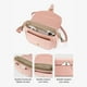 thumbnail image 5 of Ecosusi Cartera Bandolera Evelina de Papel Lavable Ecológico Rosado, 5 of 8