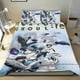 thumbnail image 1 of Tokyo Ghoul Conjunto de sábanas temático, trío de piezas, cómodo y amigable con la piel, diseño único, regalo de decoración para el hogar para familiares, amigos y fans, 90 cm * 190 cm, 1 of 6