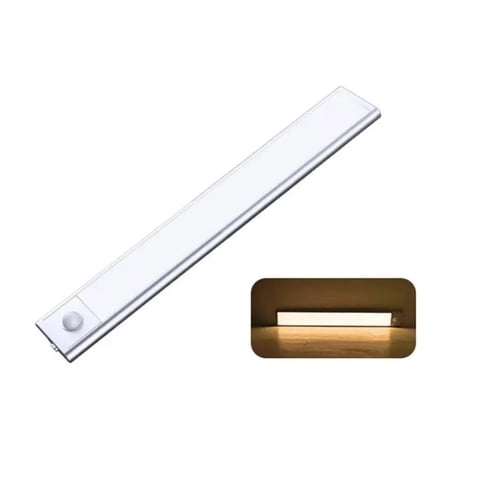 Clickdescuento - Tubo Led Emergencia 32 Cm Con Sensor De Movimiento Luz Fria Blanco