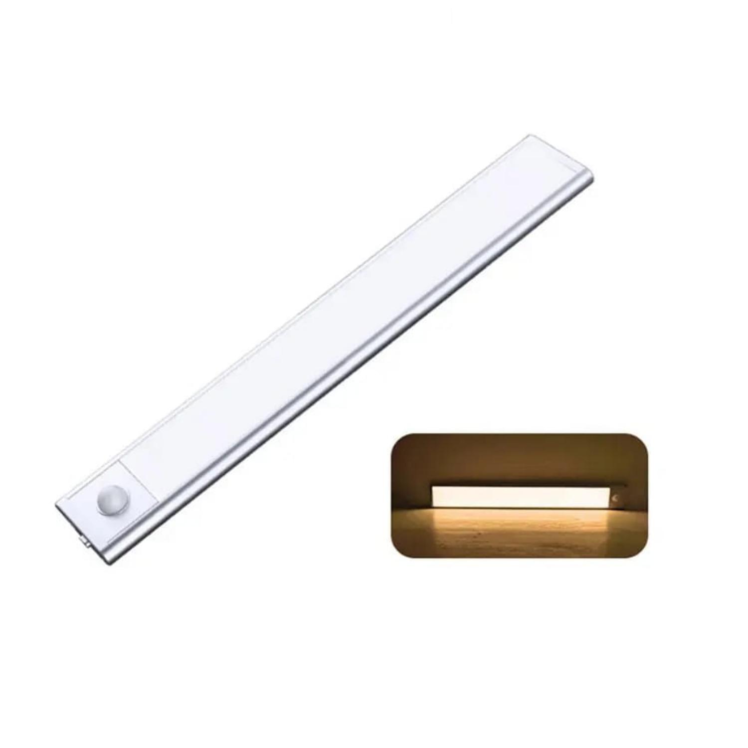 Clickdescuento - Tubo Led Emergencia 32 Cm Con Sensor De Movimiento Luz Fria Blanco