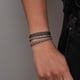 thumbnail image 2 of Pack Pulseras Telar Negro con Mostacillas de Plata al lado y Café multicolor Talla única, 2 of 2