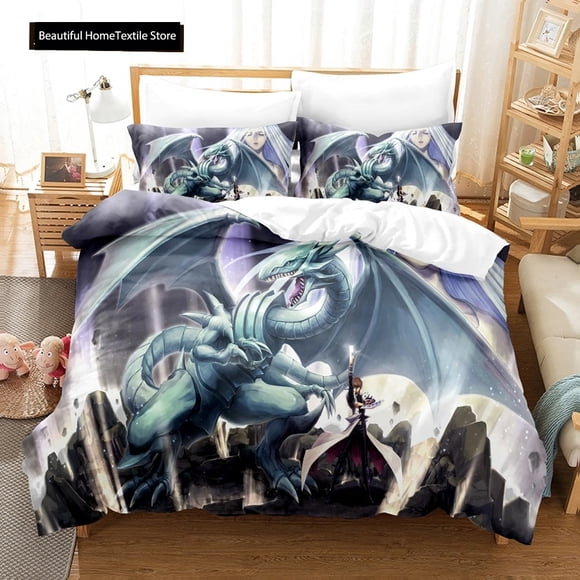 3D The Yu Gi Oh Bedding Sets Duvet Cover Set With Pillowcase Twin Full Queen King Bedclothes Bed LinenBed Sheets