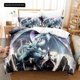 thumbnail image 1 of 3D The Yu Gi Oh Bedding Sets Duvet Cover Set With Pillowcase Twin Full Queen King Bedclothes Bed LinenBed Sheets, 1 of 5