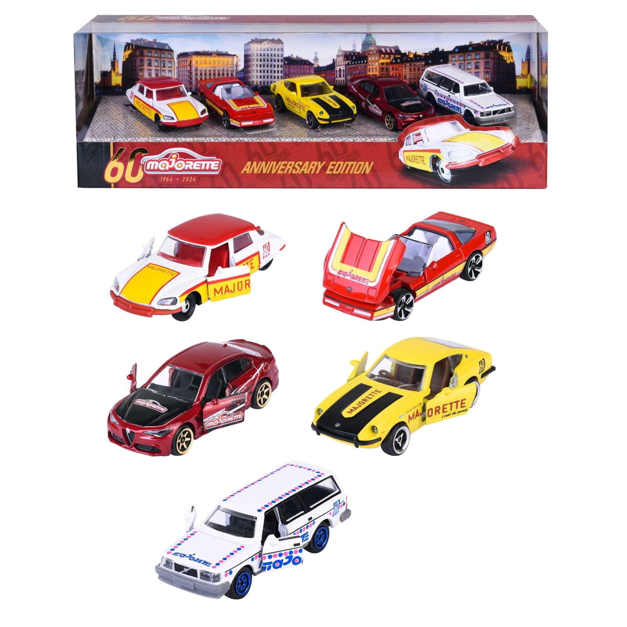 Vehículos De Colección Edición Aniversario 5 Piezas Majorette