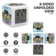 thumbnail image 3 of Dee y Amigos en Oz theme 7 colors Alarm Clock Digital LED Alarm Clock Gifts for kids friends family, 3 of 6