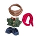 thumbnail image 1 of Ropa De Muñecas De Moda Ropa Hecha A Mano Para Muñecas De 15-17 Cm Muñecas De Niño Vestir Abrigo Pantalones Sombrero Bufanda, 1 of 3
