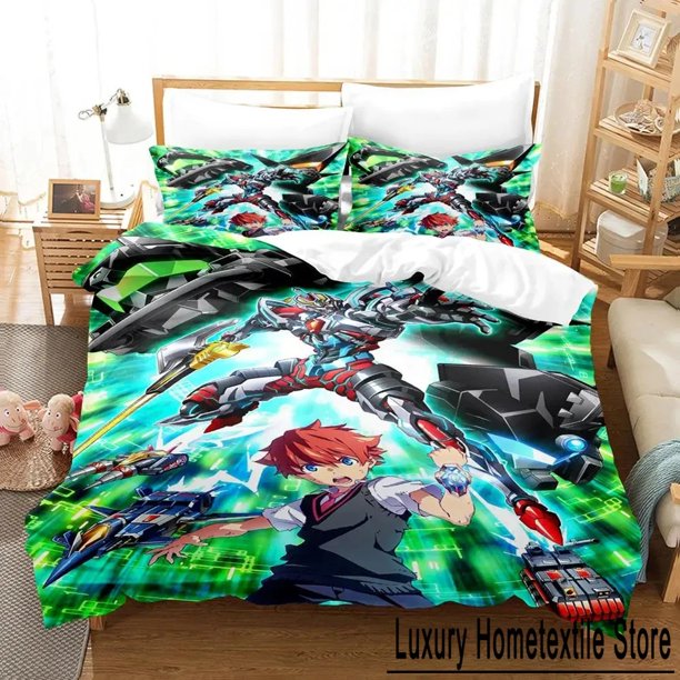 SSSS.GRIDMAN Bedding Set Boys Girls Size Duvet Cover Pillowcase Bed Kids Adult Fashion Home TextileCustomizable Bed Sheets