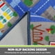 thumbnail image 3 of Alfombra infantil Capslpad, azul, para coche, carretera, 160 x 100 cm, lavable, 3 of 6