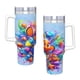 thumbnail image 4 of Buscando a Nemo Vaso aislado de acero inoxidable con asa, diseño temático, regalo para familia, amigos y fans; incluye pajita y encaja en el portavasos estándar, 40 oz, 4 of 6