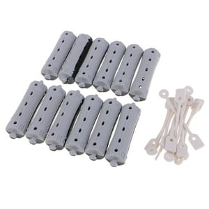 Genérico - 12X Abrazaderas De Rizador De Pelo Hairdreser Perm Rods Herramienta De Peinado Para El Cabello