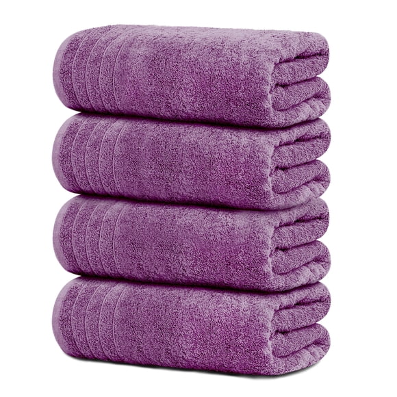 Toallas de baño Tens Toallas extra grandes, 100% algodón, paquete de 4
