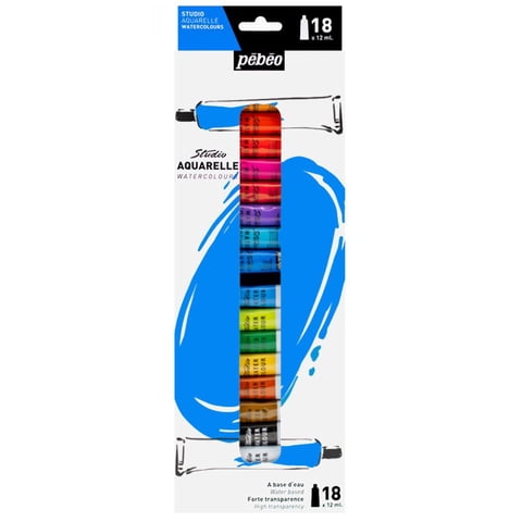 Acuarela Pebeo Studio Set 18 Colores 12Ml