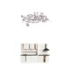 thumbnail image 1 of Dollhouse Miniature 40 PCS Juego de vajilla y muebles de cocina de porcelana, 1 of 6