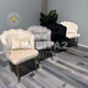 thumbnail image 2 of Pack 2 Sitiales Fancy Con Cojin - Gris, 2 of 3