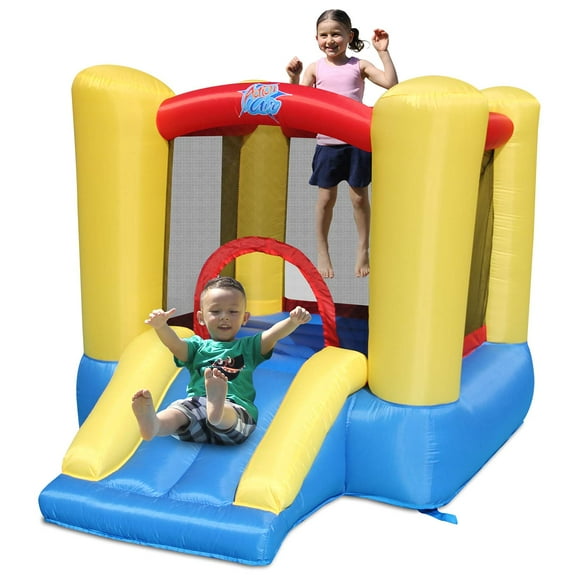 Inflable Bounce House Action Air para niños pequeños con ventilador de 3 a 4 años