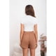 thumbnail image 4 of Mini Falda Short Mujer Liso Juvenil Casual Tendencia 0124, 4 of 4