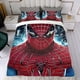 thumbnail image 4 of Spiderman Hombre Araña Conjunto de sábanas temático, trío de piezas, cómodo y amigable con la piel, diseño único, regalo de decoración para el hogar para familiares, amigos y fans, 90 cm * 190 cm, 4 of 6