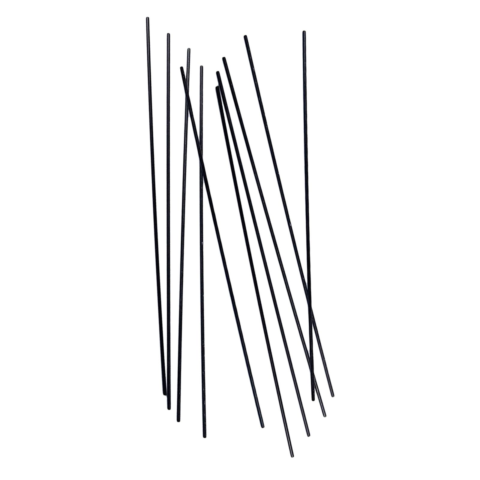 Bothyi - 10 Varillas De Fibra De Carbono De Alta Resistencia Para Diy Rc Airplane 1,5X500Mm