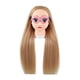 thumbnail image 4 of Cabeza de maniquí de entrenamiento, cabeza de muñeca de práctica de peinado para niños para trenzar cabello, modelo de cabeza de muñeca con soporte de Estilo A, 4 of 5
