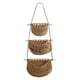 thumbnail image 2 of Cestas de frutas colgantes para interiores, soporte para maceta, cesta de almacenamiento multifuncional, cesta colgante de macramé para r bomb , MARRÓN Marrón, 2 of 5