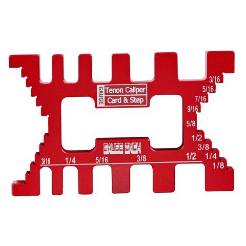 Magideal - Medidor De Medición, Calibrador De Espiga, Dispositivo De Medición De Tarjeta, Calibrador De Espiga Métrico Y De Carpintería De Aleación De Aluminio P