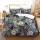 thumbnail image 1 of Money Print Duvet Cover KingQueen Size,Dollar Bills with The Portrait of Ben Franklin,Decorative Polyester Bedding SetBed Sheets, 1 of 5