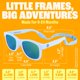 thumbnail image 2 of Anteojos de Sol Polarizados e Irrompibles BABY SUNNIES para Bebés 0-24 Meses Azul Celeste, 2 of 8