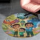 thumbnail image 4 of Guardianes del Espíritu Alfombra Redonda de Felpa Coral, Antideslizante, No Desprende Pelusas, Lavable y Duradera para Salón, Dormitorio y Habitación de Niños 60cm, 4 of 6