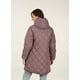 thumbnail image 2 of Parka Larga Mujer Acolchado Rombos Malva, 2 of 2