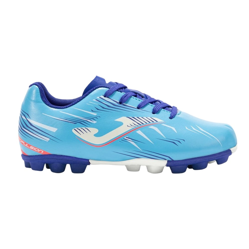 Zapatilla Fútbol Hg Kids Propulsión Celeste Joma