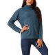 thumbnail image 4 of INSPIRE CHIC Suéter de Mujer Cuello Alto Manga Larga Jersey de Punto Otoño Invierno Básico Top S Azul Oscuro, 4 of 5