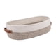 thumbnail image 2 of Cesta De Algodón Tarcha Tejida Organizador De Baño Bin Para Sala De Estar Gabinete Casero Gray And White, 2 of 5