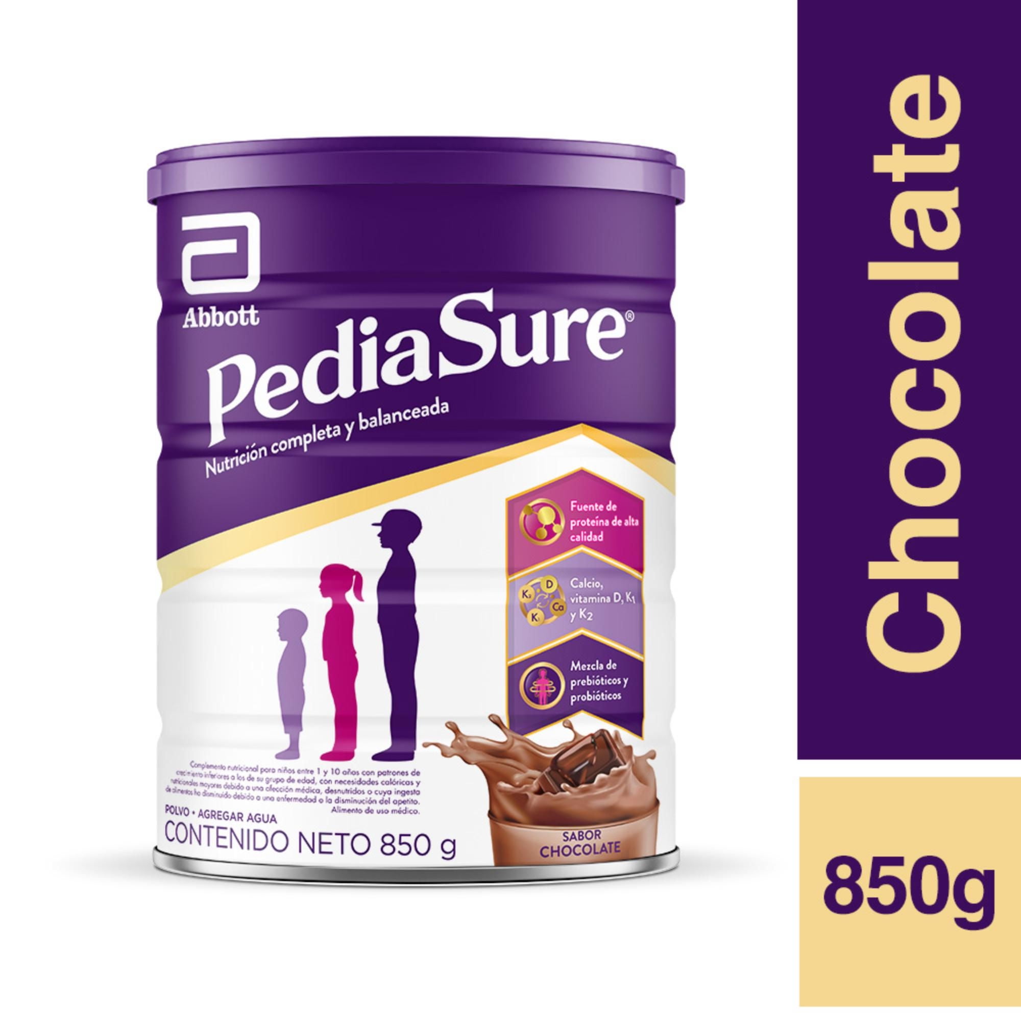 Suplemento Alimenticio Sabor Chocolate Tarro 850 g Pediasure